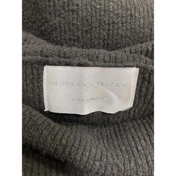 Modern Citizen 'Micah' Black Acrylic Off-Shoulder Sweater Dress Size XS - Picture 4 of 5